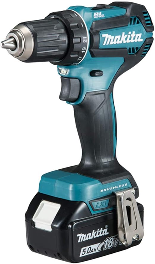 Perceuse visseuse 18V LXT (2x5,0 Ah) en MAKPAC - MAKITA DDF485RTJ